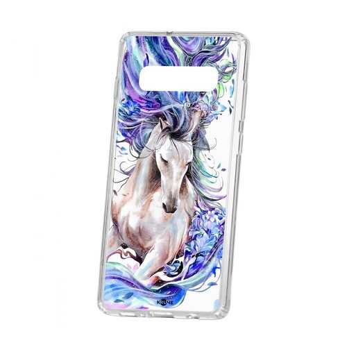 Чехол Kruche для Samsung Galaxy S10+ Print Грация
