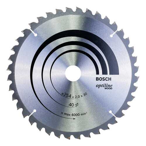 Диск по дереву Bosch STD WO 254x30-40T 2608640435