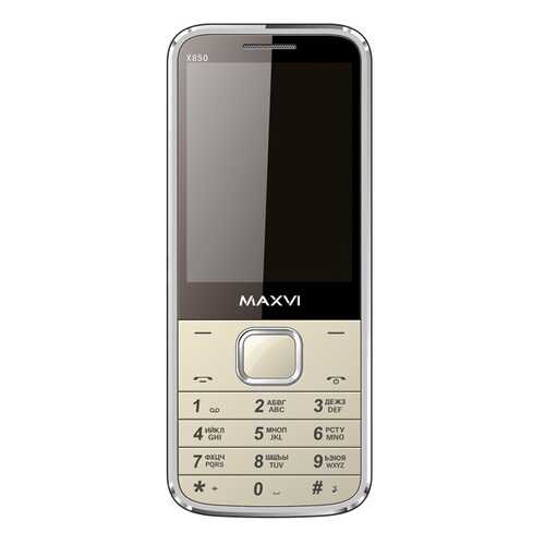 Мобильный телефон Maxvi X850 Gold