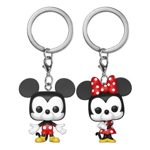 Набор брелков Mickey Mouse - Pocket POP! - Mickey & Minnie (4 см)