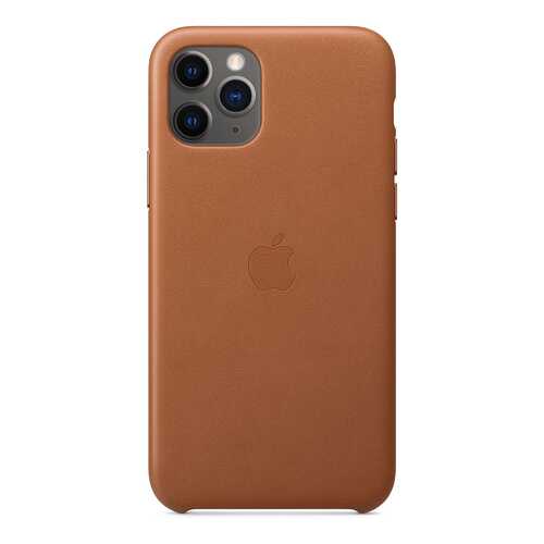 Чехол Apple для iPhone 11 Pro Leather Case - Saddle Brown