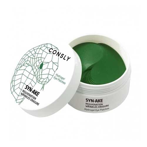 Патчи для глаз Consly Hydrogel Syn-Ake Eye Patches с Пептидом Syn-Ake, 60 шт