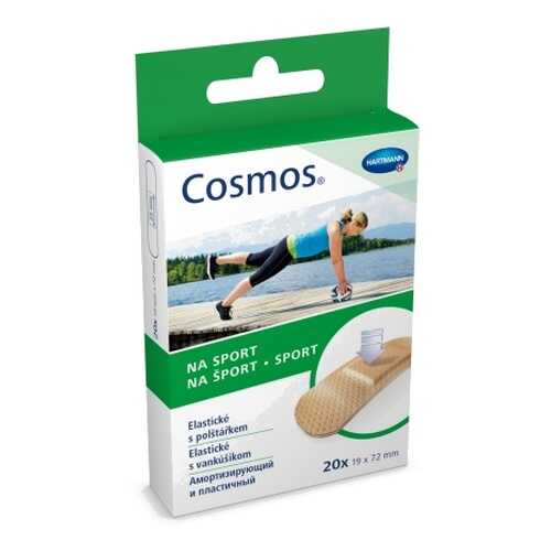 Пластырь Cosmos sport из полиуретановой пленки 20 шт.
