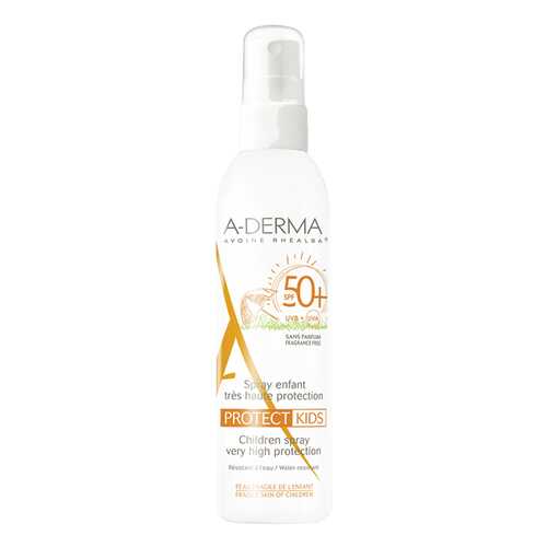 Солнцезащитное средство A-Derma Protect Kids Children Spray SPF 50+ 200 мл
