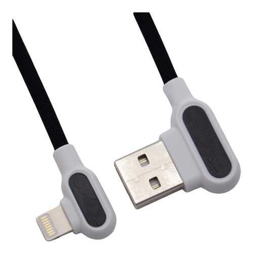 Кабель Zetton Lightning 1м Black (ZTUSBRFCBKA8)