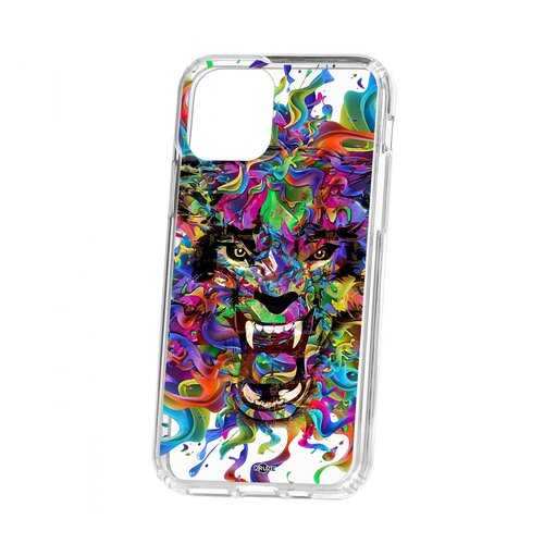 Чехол Kruche Apple iPhone 11 Pro Print Colored beast
