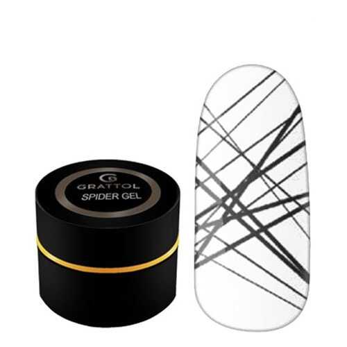 Grattol Гель-краска Spider Gel Black