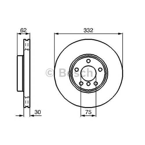 Тормозной диск Bosch 0986478974