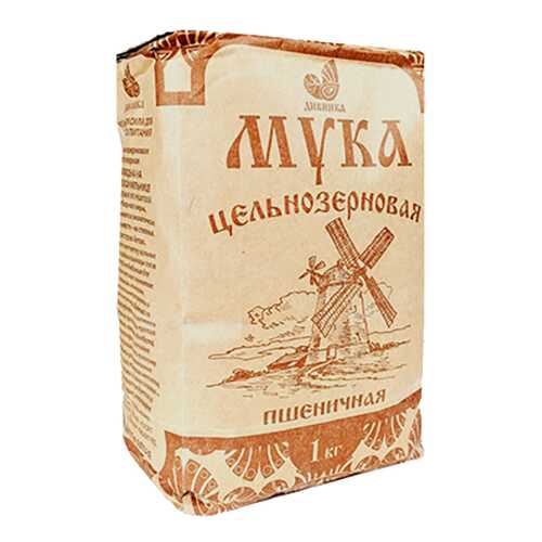 Мука Дивинка пшеничная обойная цельнозерновая 1 кг