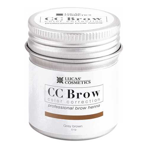 Краска для бровей LUCAS' COSMETICS CC Brow Grey Brown баночка 5 гр