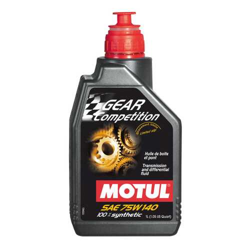 Трансмиссионное масло MOTUL Gear Competition 75w140 1л 105779
