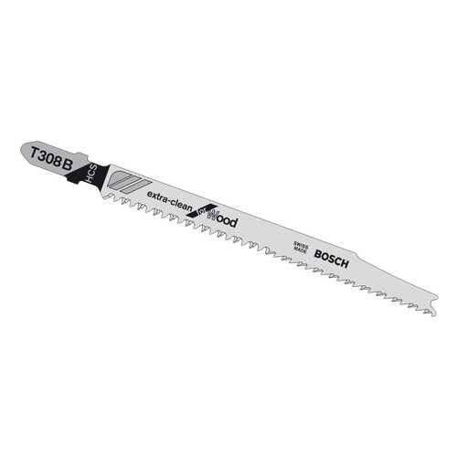 Набор пилок для лобзика Bosch Т 308 В, HCS 2608663751