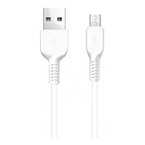 Кабель Hoco X20 microUSB 1м White
