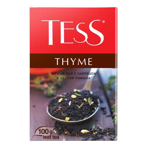 Чай черный листовой Tess Thyme 100 г