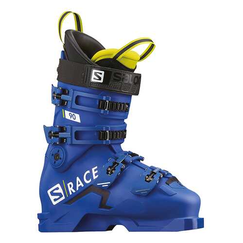 Горнолыжные ботинки Salomon S-Race 90 2019, raceblue/acid green, 24.5