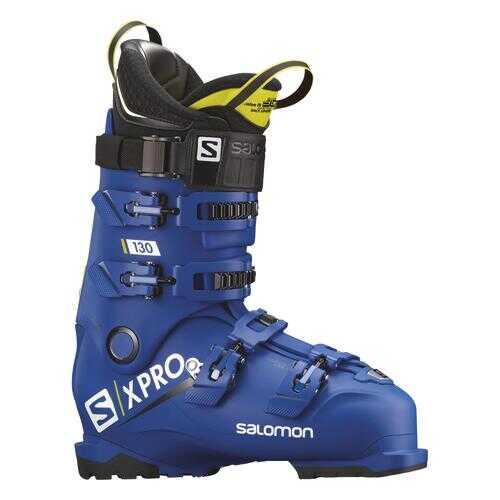 Горнолыжные ботинки Salomon X Pro 130 2019, raceblue/acid green, 25.5