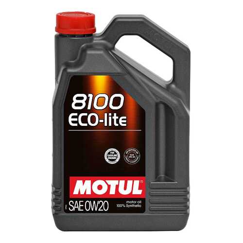 Моторное масло Motul 8100 Eco-lite 0W-20 4л