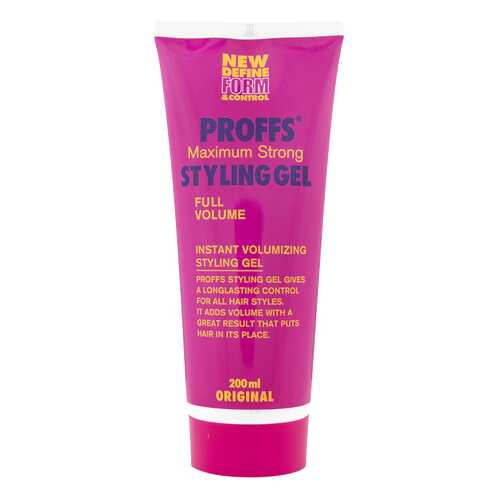 Гель для укладки PROFFS Maximum Strong Styling Gel 200 мл