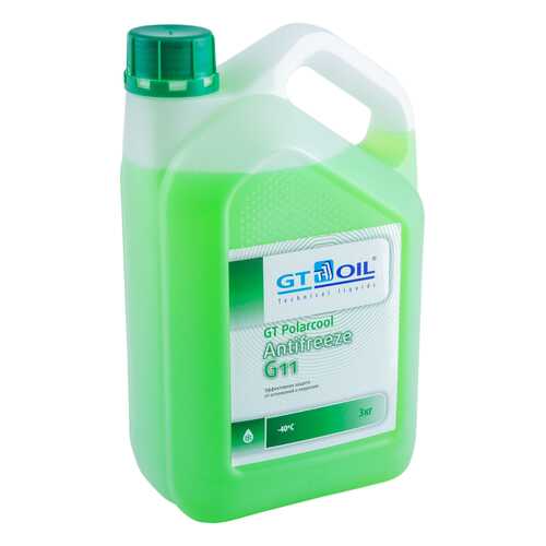 Антифриз GT OIL POLARCOOL G11 зеленый 3кг