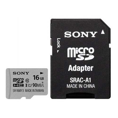 Карта памяти Sony Micro SDHC SR-16MY3A/ST 16GB