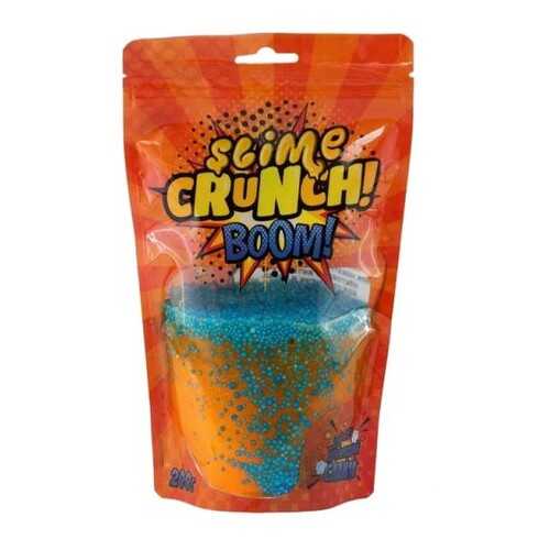 Слайм Волшебный мир Crunch-slime BOOM с ароматом апельсина, 200 гр