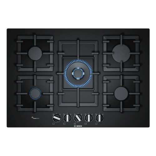 Встраиваемая варочная панель газовая Bosch PPQ7A6B90R Black