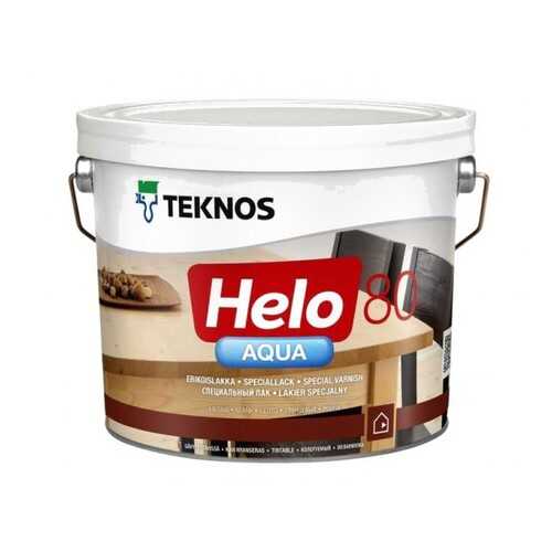 Лак для пола TEKNOS Helo Aqua 80 глянцевый (0.9 л)