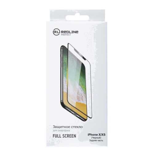 Защитное стекло для смартфона Red Line для iPhone X/XS, FullScreen TG Black Back