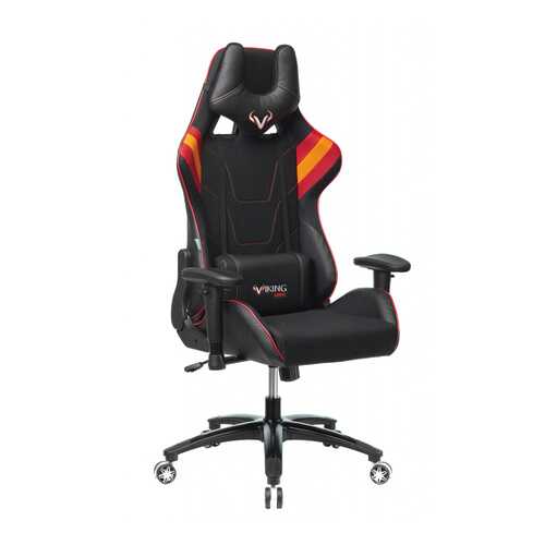 Кресло игровое Бюрократ VIKING 4 AERO RED две подушки черный/красный искусст.кожа/ткань