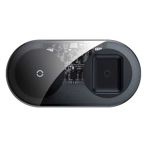 Беспроводное зарядное устройство Baseus Simple 2in1 WXJK-A01 Clear Black