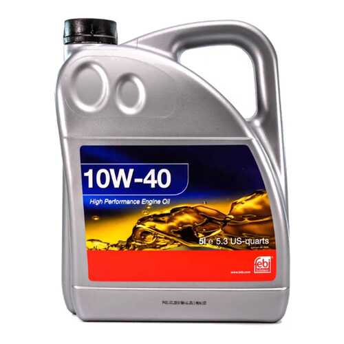 Моторное масло febi high performanse engine oil 10w40 полусинтетическое 5 л 32933