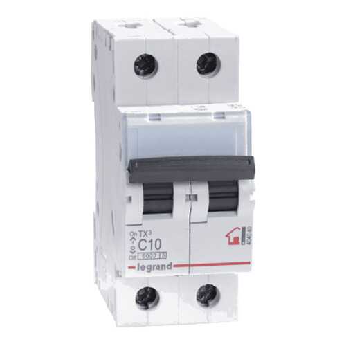 Автоматический выключатель Legrand TX3 2п C 10А 6кА404040
