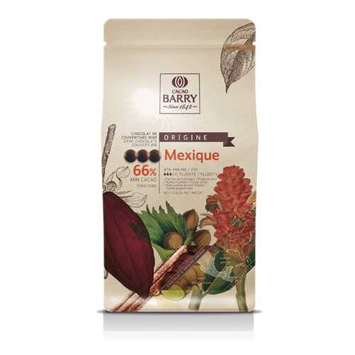 Шоколад Cacao Barry MEXIQUE - Темный, 66%, 1кг. (CHD-N66MEX-2B-U75)