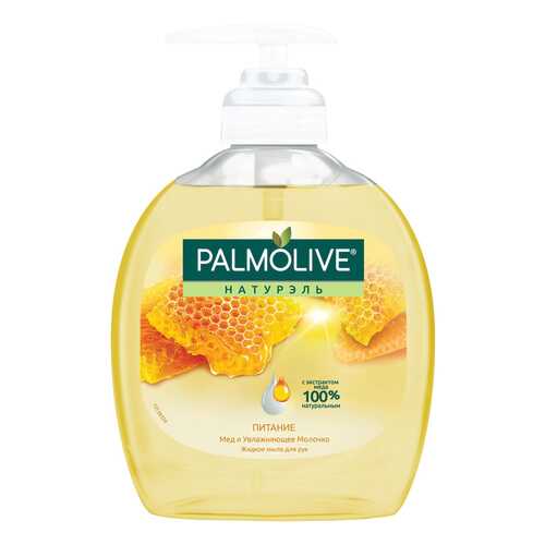 Жидкое мыло Palmolive Натурэль Питание мед и увлажняющее молочко 300 мл
