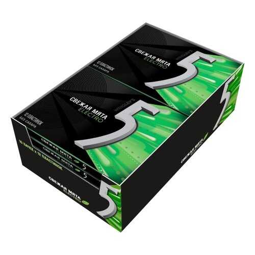 Жевательная резинка Wrigley's 5 electro 31.2 г 10 штук