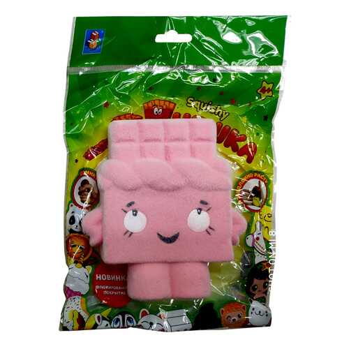 Игрушка-антистресс Мммняшка Флок Squishy - Шоколадка, 12.5 см 1TOY