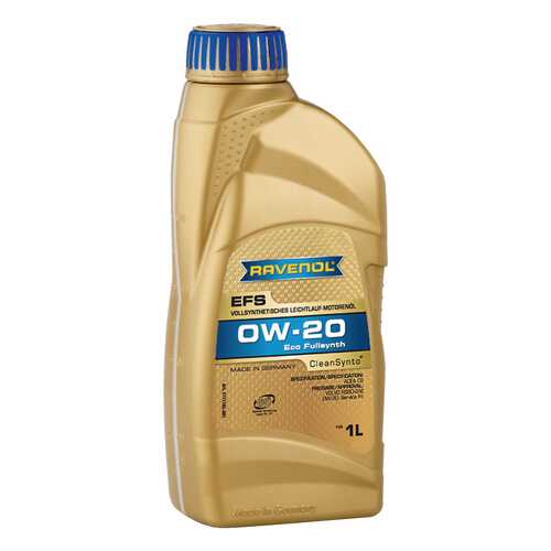 Моторное масло Ravenol EFS EcoFullSynth SAE 0W-20 1л
