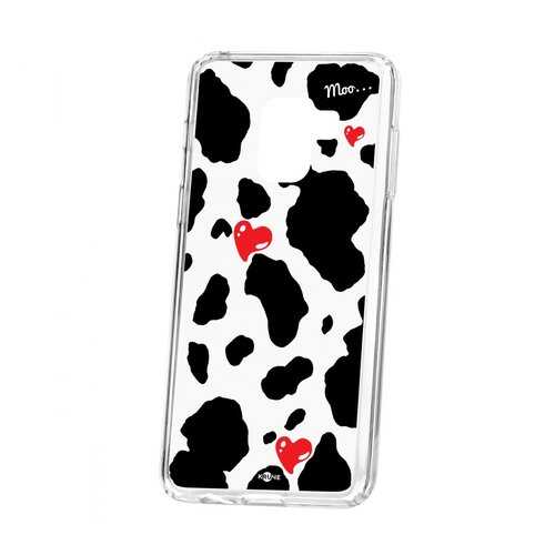 Чехол Kruche Samsung Galaxy A8 2018 (A530) Print Корова