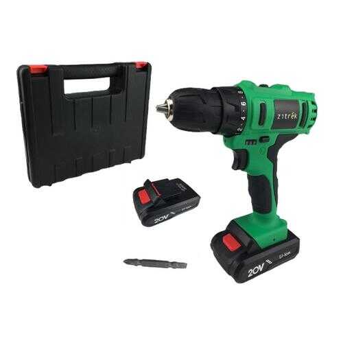 Дрель аккумуляторная Zitrek Greenpower 20-Li (20В, 2 Li-ion, кейс, бита) 063-4076