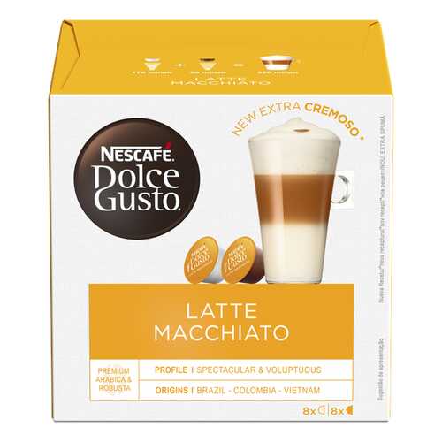 NESCAFE Dolce Gusto Латте Макиато, кофе в капсулах, 16 капсул