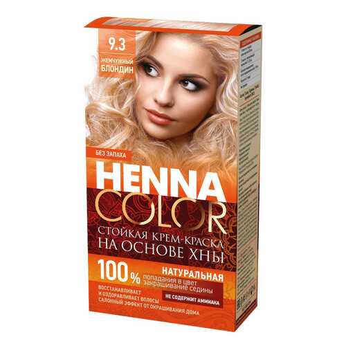 Краска для волос Фитокосметик Henna Color 9.3 Жемчужный блондин 115 мл
