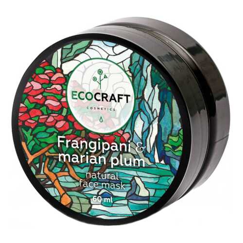 Маска для лица Ecocraft Natural Hydrogel Face Mask Frangipani and marian plum 60 мл