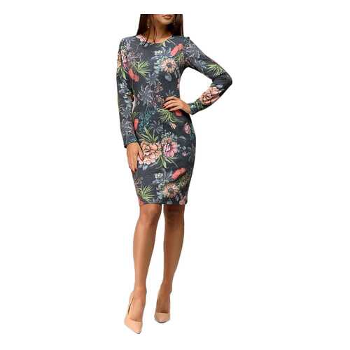 Платье женское D&M by 1001DRESS DM00890BL синее XS