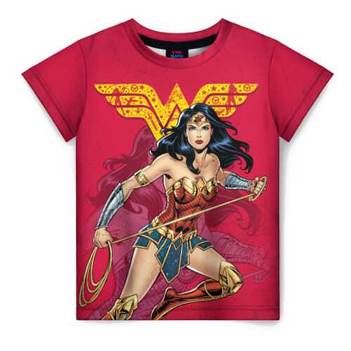 Детская футболка ВсеМайки 3D Wonder Woman red, размер 122