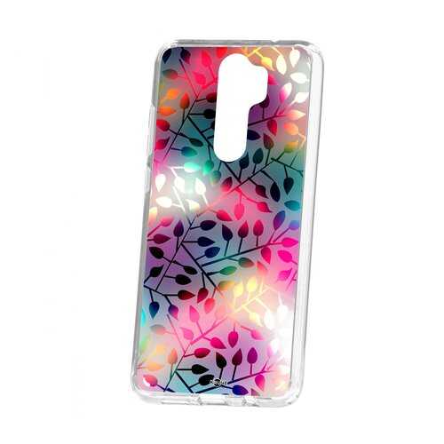 Чехол Kruche Xiaomi Redmi Note 8 Pro Print Цветные листья