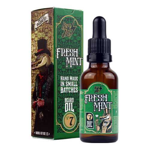 Масло для бороды HEY JOE 7 FRESH MINT Бодрящая мята , 30 мл