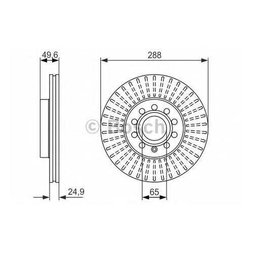 Тормозной диск Bosch 0986479939