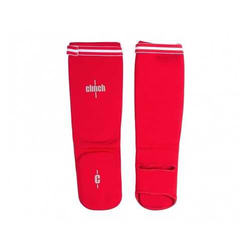 Защита голени и стопы Clinch Shin Instep Protector красная L
