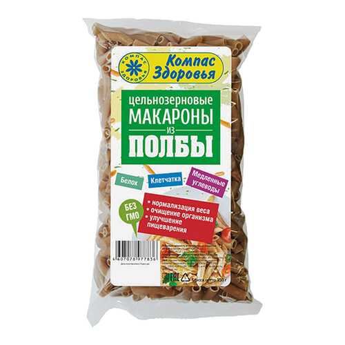Макароны Компас Здоровья из полбы 350 г