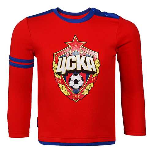 Футболка ПФК ЦСКА Эмблема 10508, красная, 98 см